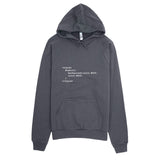 White On Black CSS Designer Hoodie