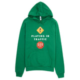 Playing In Traffic SEO Marketer Hoodie