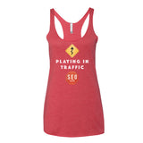 Playing In Traffic SEO Marketer Women's Tank Top