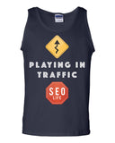 Playing In Traffic SEO Marketer Tank Top